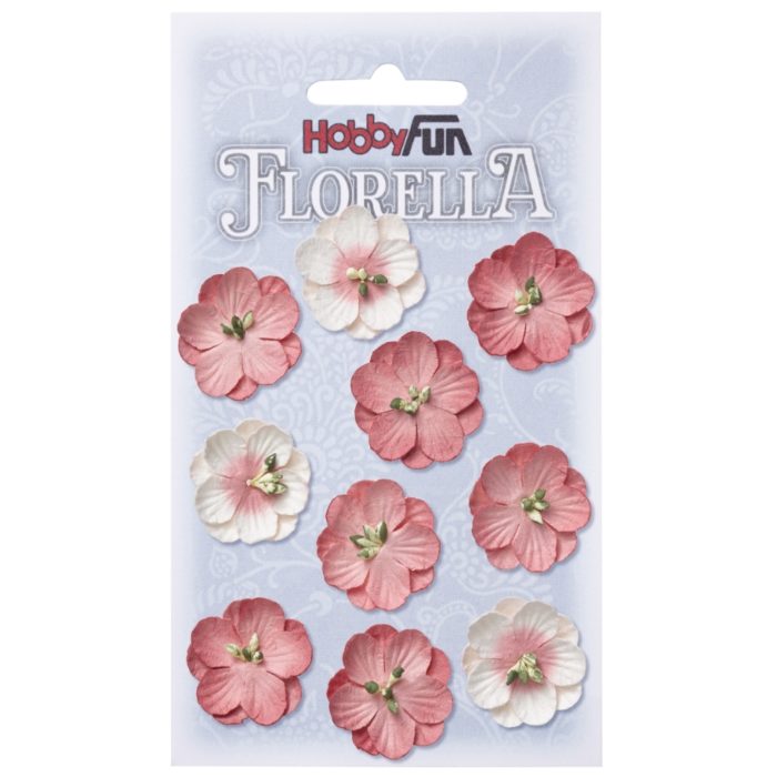 Florella - Flor Papel Hotênsia 2.5Cm. (10 un.)