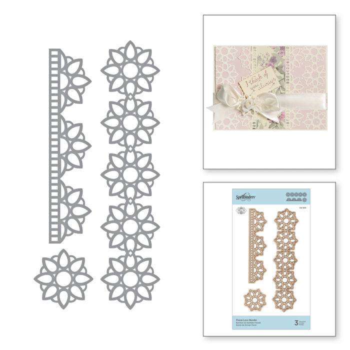 Cortante Spellbinders Floral Lace Border