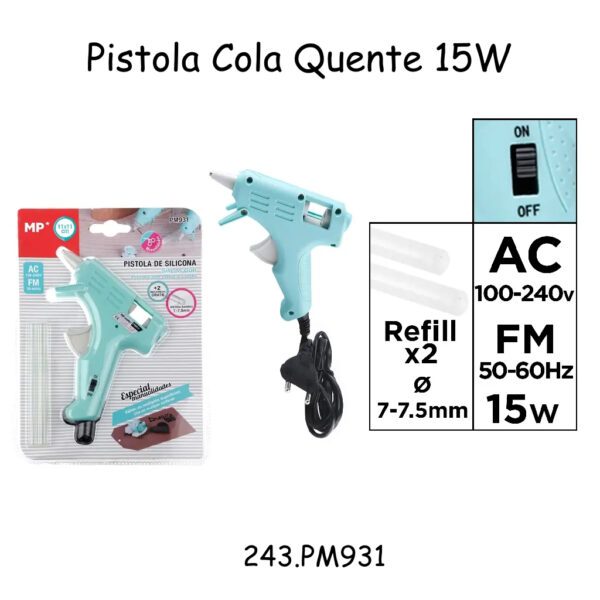 Pistola Cola Quente 15 Watt