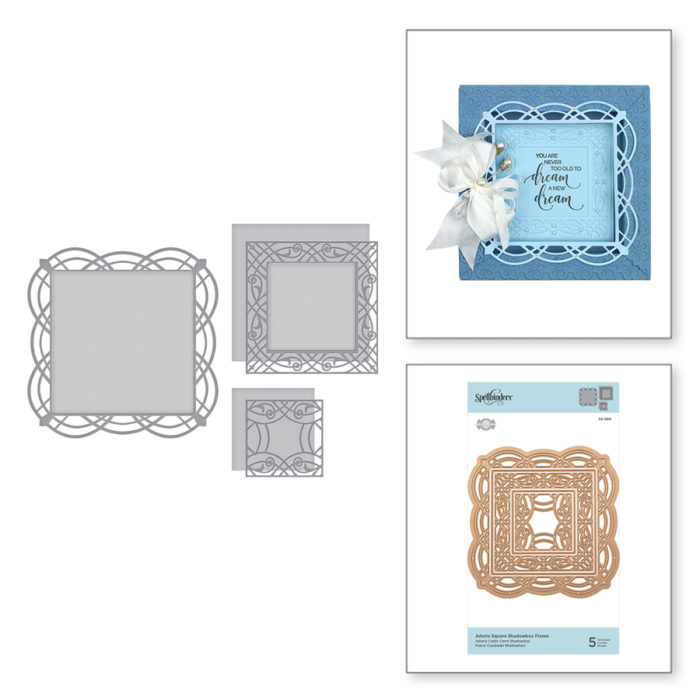 Cortante Spellbinders Adoria Square Shadowbox Frame