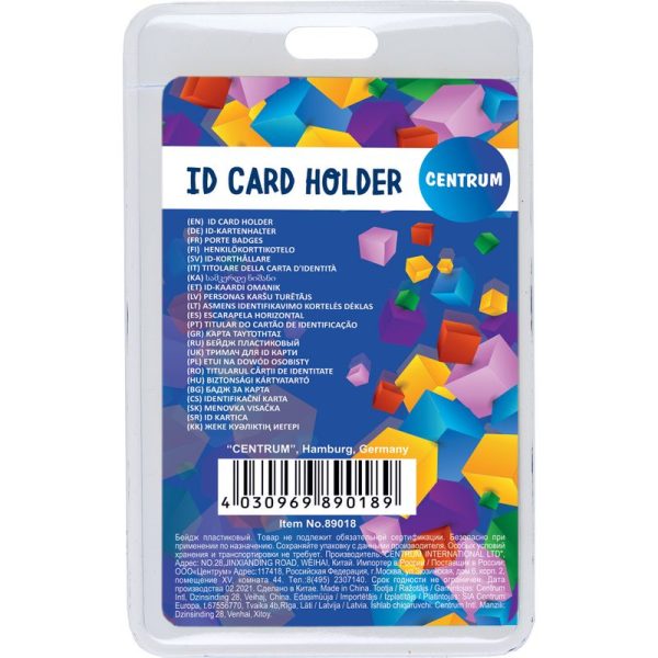 Porta Identificação Vertical 65x103mm - 100un.