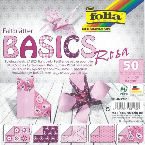 Bloco 15x15 80gr 50 Folhas Pink