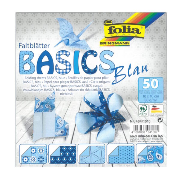 Bloco 10x10 80gr 50 Folhas Azul