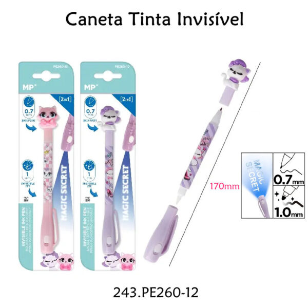 Caneta Tinta Invisível  Sortido