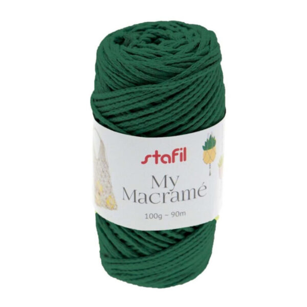 Macramé Verde Escuro 100gr.