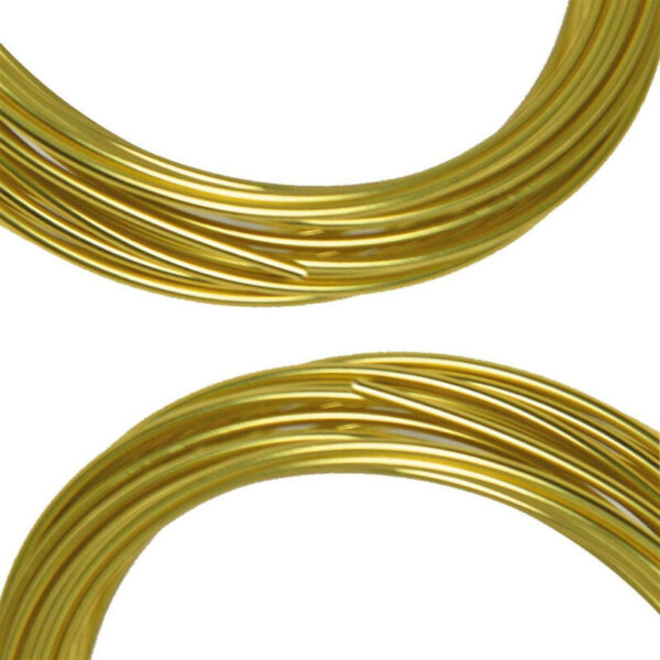 Fio Metal Ouro Ø1mm - 5Mts.