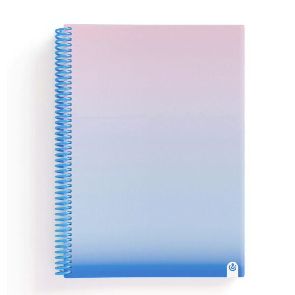 Caderno A4 Espiral PP Azul Linhas 80Fls