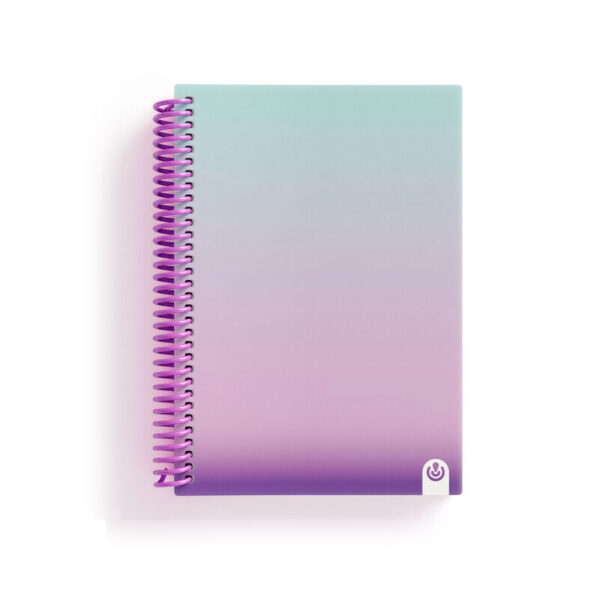 Caderno A5 Espiral PP Violeta Linhas 80Fls