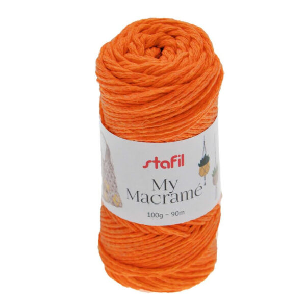 Macramé Laranja 100gr.