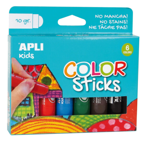 Guache Color Stick 10gr. 6un.