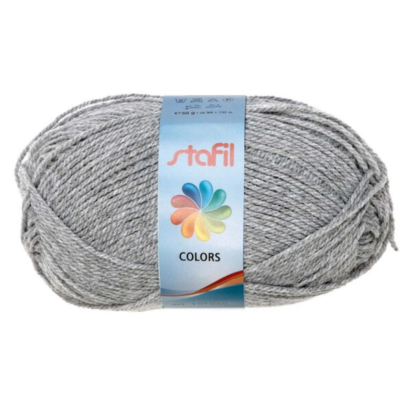 Lã 100% Polyacrylic Light Grey 50gr.