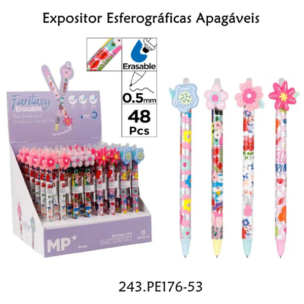 Esferográficas Apagáveis Exp.24un.