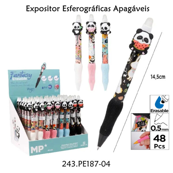 Esferográficas Apagáveis Exp.24un.