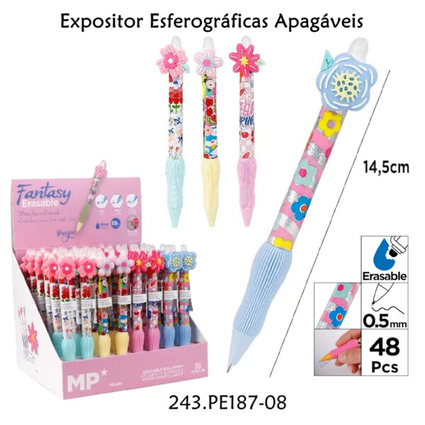 Esferográficas Apagáveis Exp.24un.