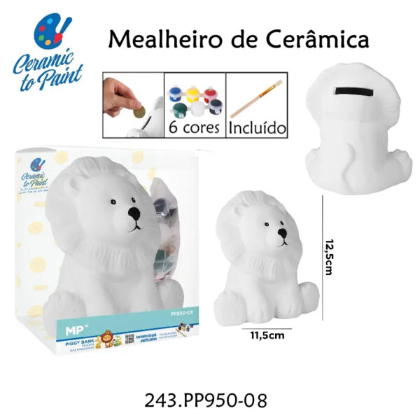 Mealheiro Cerâmica p/Pintar