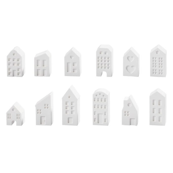 Molde de Silicone Casas 25x50mm