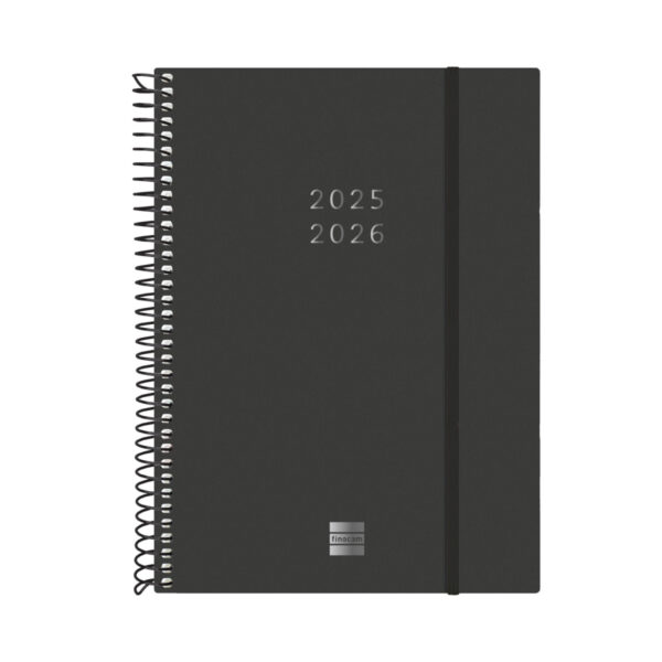 Agenda 18 Meses Espiral E10 SVH 25-26 Negro