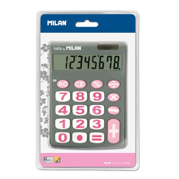 Calculadora 8 Dígitos Teclas Grandes Milan
