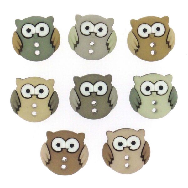 Botões Sew Cute Owls