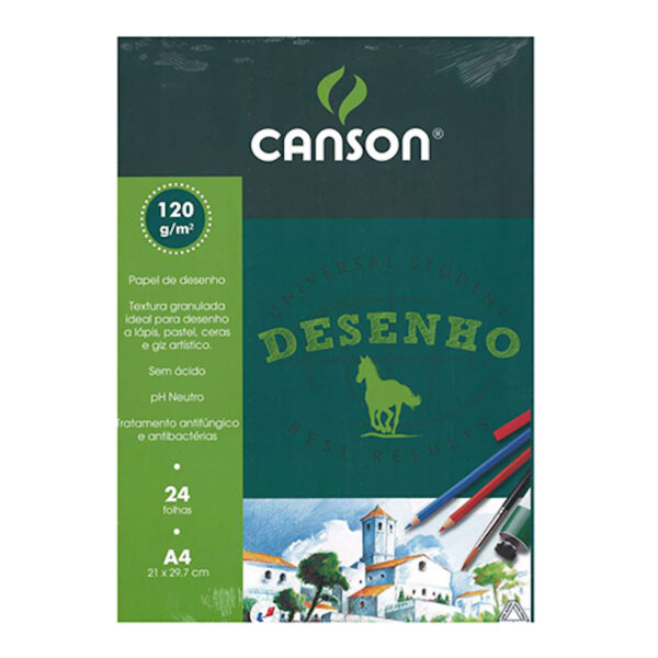 Bloco Desenho A4  24fls. - 120g.