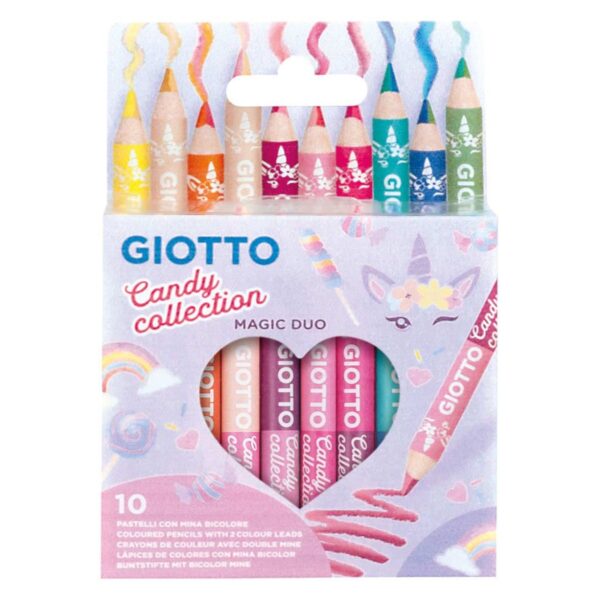 Lápis Cor Giotto Magic Duo 10un.