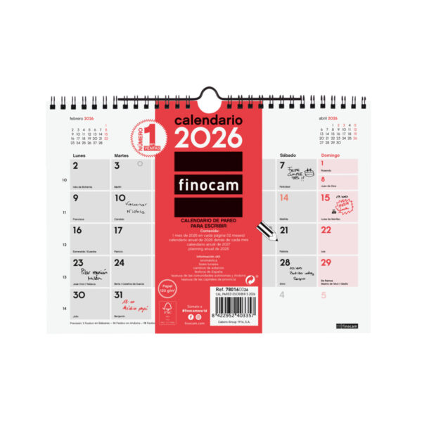 Calendário de Parede M 2026