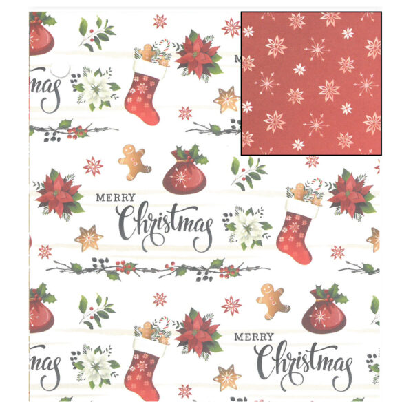 Cartolina Fantasia Feliz Natal 495x680mm - 300gr.