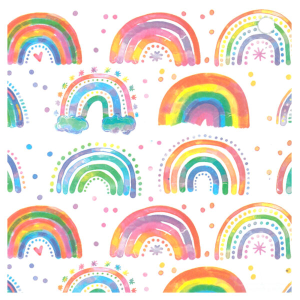 Cartolina Fantasia Arco Íris 495x680mm - 300gr.