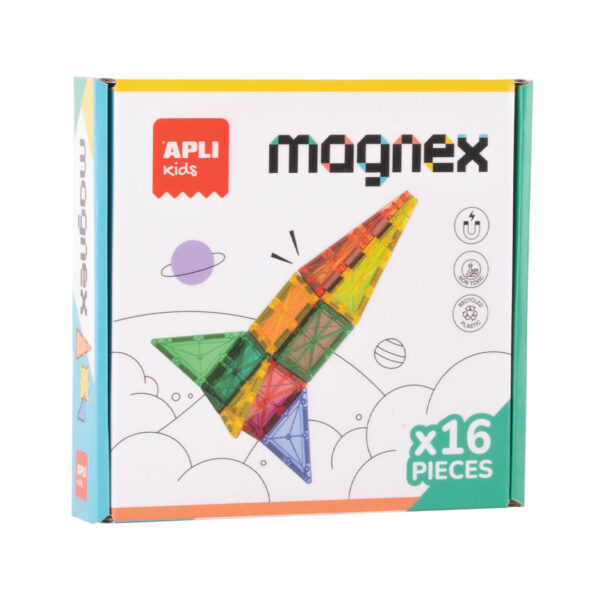 Jogo Magnético Construção Magnex 16pçs