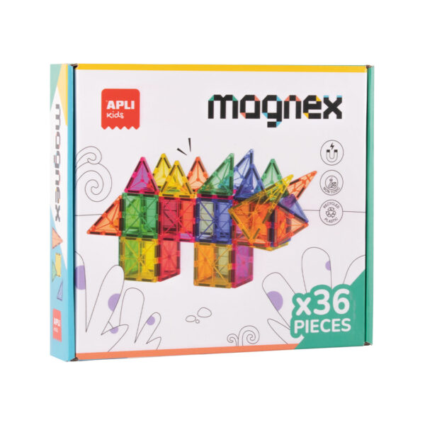 Jogo Magnético Construção Magnex 36pçs