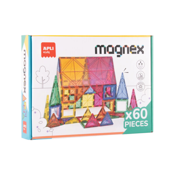 Jogo Magnético Construção Magnex 60pçs