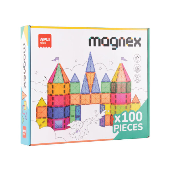 Jogo Magnético Construção Magnex 100pçs