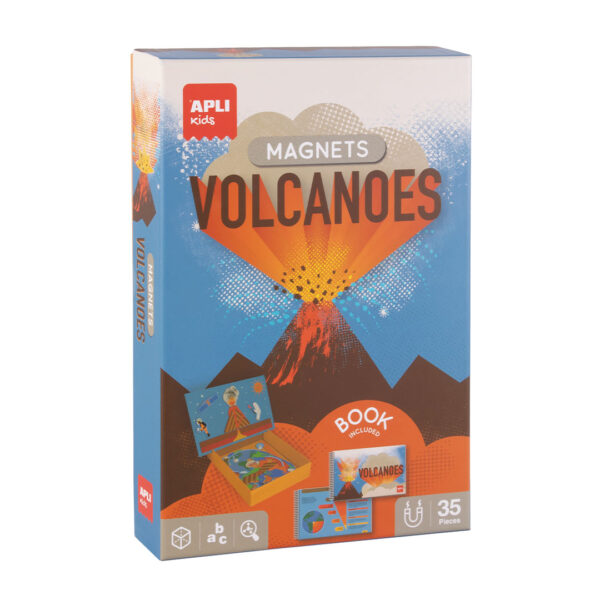 Jogo Magnético Vulcões 35pçs