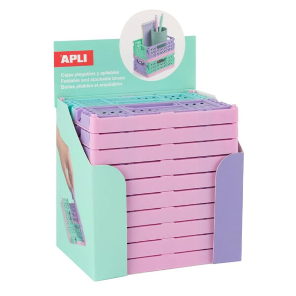 Caixas PVC Base Rosa Exp.10un.