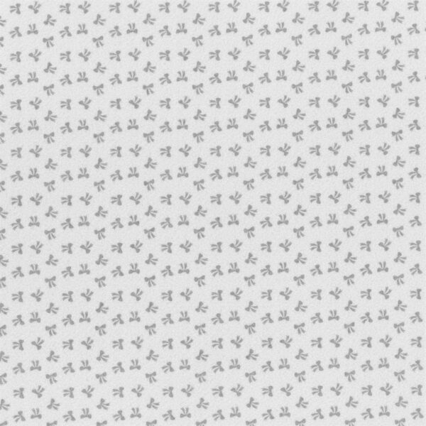 Feltro Laços Branco/Cinza 1mm - 30x40cm