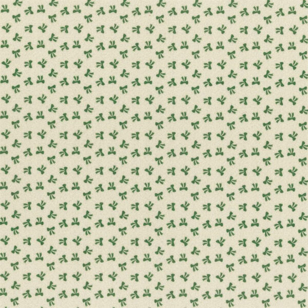 Feltro Laços Branco/Verde 1mm - 30x40cm