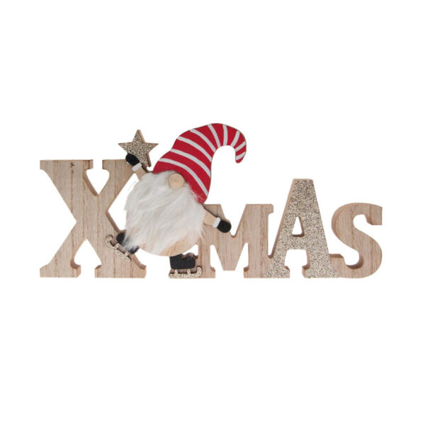 Anão Madeira "Xmas" 270x120x25mm