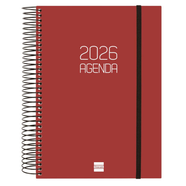 Agenda Beta E10 1DP Vermelho 2026