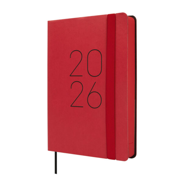 Agenda Lisa F4 1DP Rojo 2026