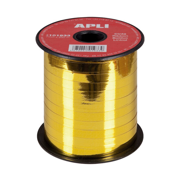 Fita Embrulho Dourada 7mm - 250mts.