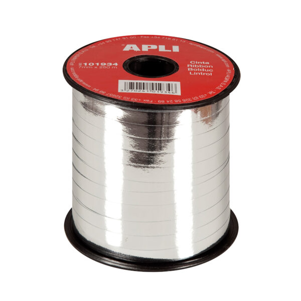 Fita Embrulho Prata 7mm - 250mts.