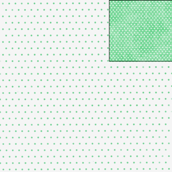 Cartolina Fantasia Pintas Verde 495x680mm - 300gr.