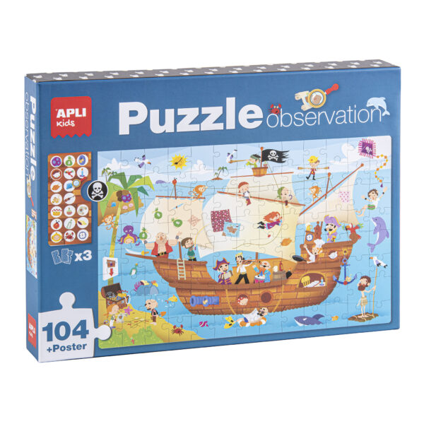 Puzzle Observação Barco Pirata