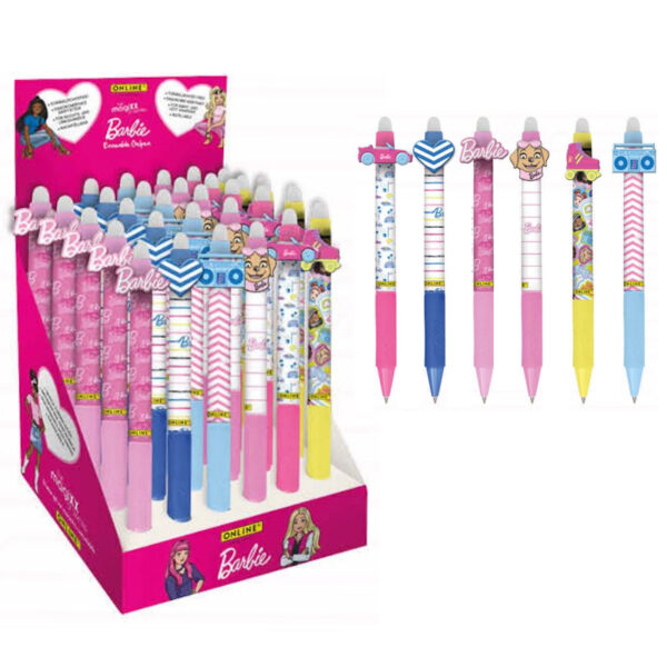Esferográfica Barbie Apagável Exp.30un.