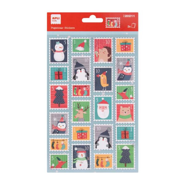 Adesivos Christmas Stamps