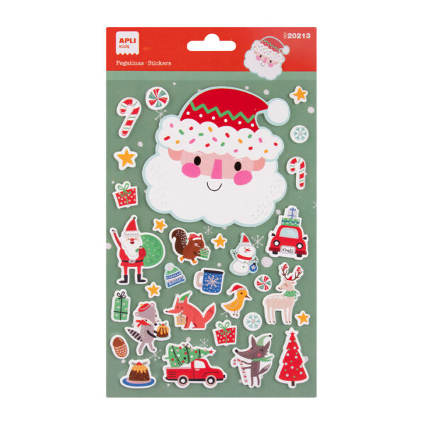 Adesivos Foam Santa Claus