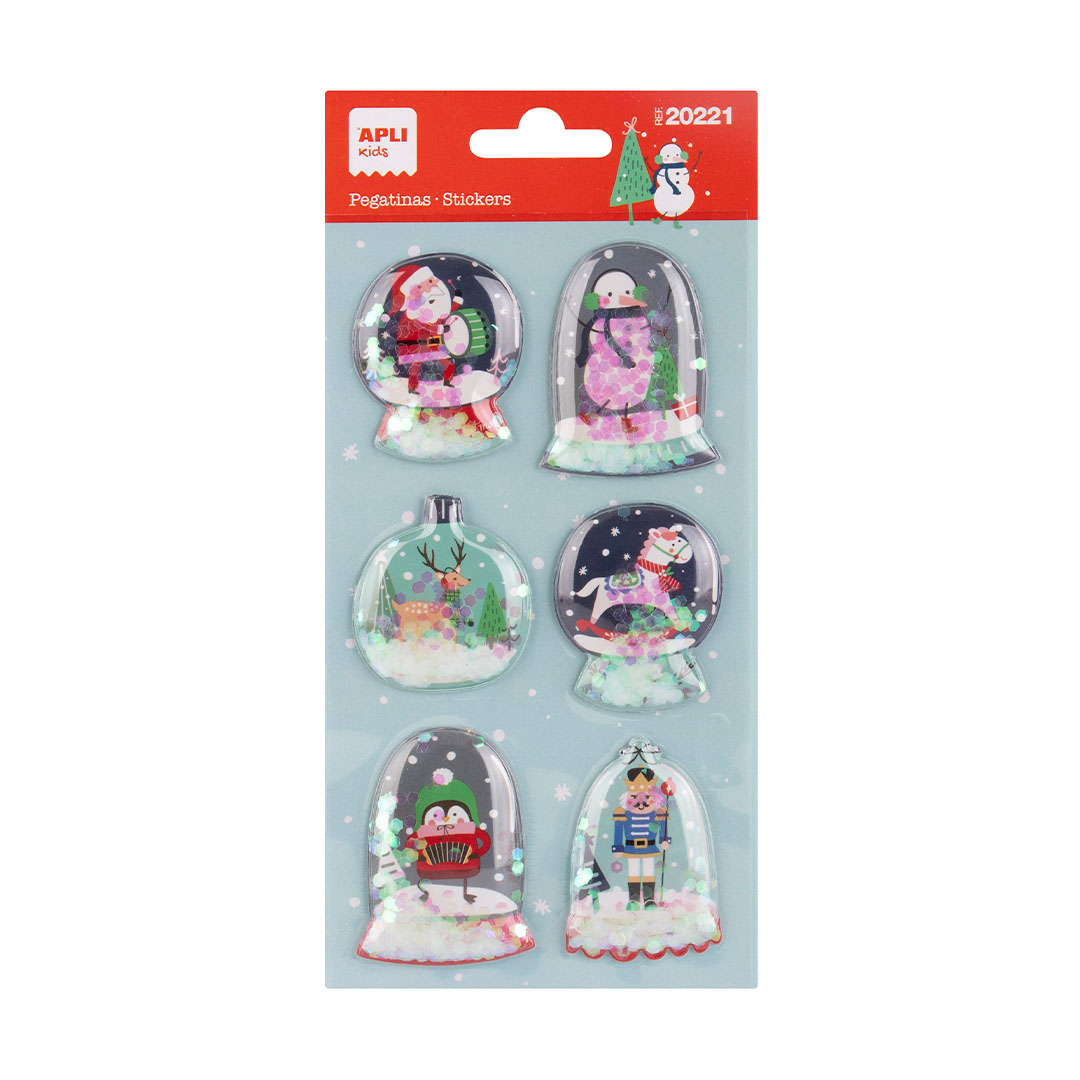 Adesivos Globo Neve