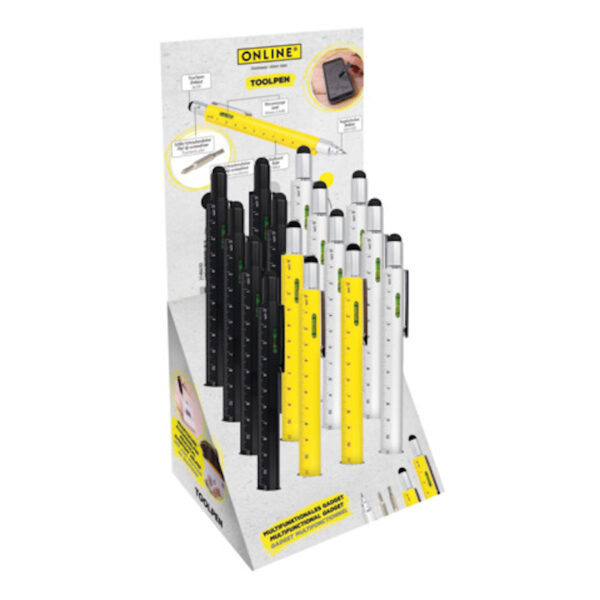 Caneta Mutifuncional Tool 6 em 1 Exp.15un.