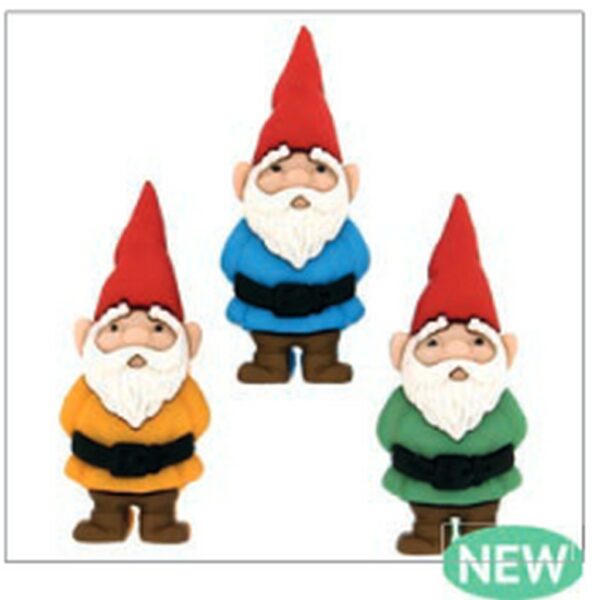 Botões Garden Gnomes