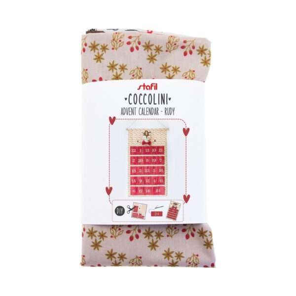 Tecido Coccolini Calendário Advento Rudy 135x146cm